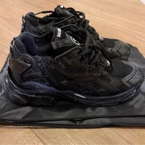Balenciaga Men's Black Athletic Sneakers